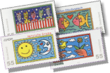 James Rizzi - German postage stamps 2008
